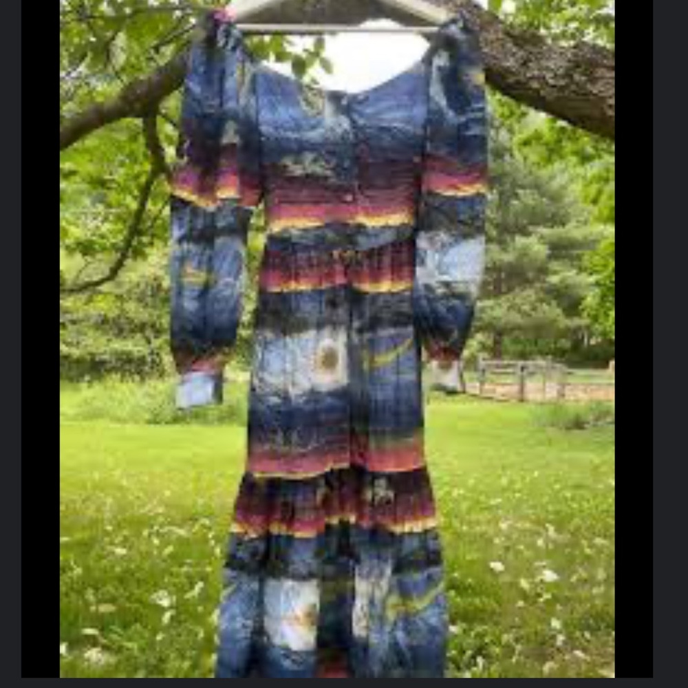 Samantha Pleet Whimsigoth Dragon Daydream Long Sleeve Dress 6 4